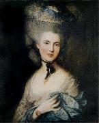 Thomas Gainsborough Lady in Blue oil painting